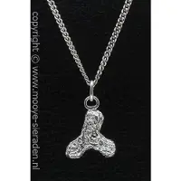 MOOYE ® - Collectie Zilveren Kattenbrok Brekkie ketting hanger