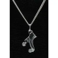 MOOYE ® - Collectie Zilveren Rollerskate ketting hanger