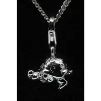 MOOYE ® - Collectie Zilveren Schildpad 3D hanger n bedel