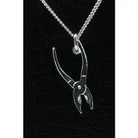 MOOYE ® - Collectie Zilveren Combinatietang ketting hanger