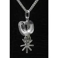 MOOYE ® - Collectie Zilveren Spoor ketting hanger