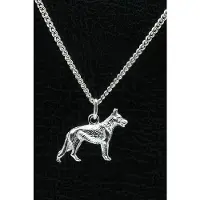 MOOYE ® - Collectie Zilveren Herdershond ketting hanger