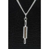 MOOYE ® - Collectie Zilveren Deegroller ketting hanger