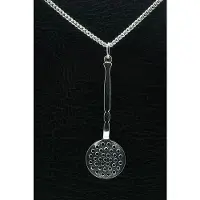 MOOYE ® - Collectie Zilveren Schuimspaan ketting hanger