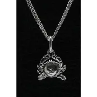 MOOYE ® - Collectie Zilveren Sterrenbeeld Kreeft ketting hanger - klein