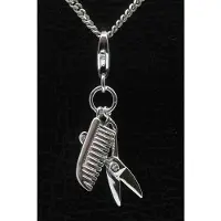 MOOYE ® - Collectie Zilveren Kam en schaar 2 hanger n bedel