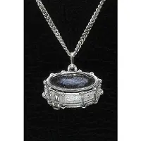 MOOYE ® - Collectie Zilveren Trommel middel ketting hanger