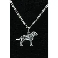 MOOYE ® - Collectie Zilveren Afghaanse windhond ketting hanger