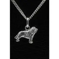 MOOYE ® - Collectie Zilveren Bergamaso ketting hanger - klein