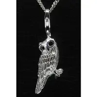 MOOYE ® - Collectie Zilveren Uil groot hanger n bedel