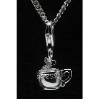 MOOYE ® - Collectie Zilveren Espresso kopje hanger n bedel