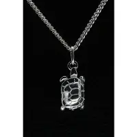 MOOYE ® - Collectie Zilveren Schildpad ketting hanger