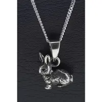 MOOYE ® - Collectie Zilveren Haas ketting hanger