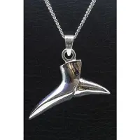 MOOYE ® - Collectie Zilveren Walvisstaart 3D ketting hanger