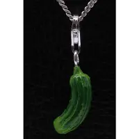 MOOYE ® - Collectie Zilveren Augurk Zure Bom hanger n bedel