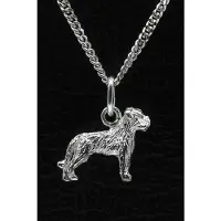 MOOYE ® - Collectie Zilveren Smous Hollandse - staart omlaag ketting hanger - klein