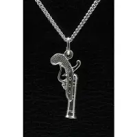 MOOYE ® - Collectie Zilveren Pistool ketting hanger - antiek