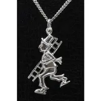 MOOYE ® - Collectie Zilveren Schoorsteenveger ketting hanger