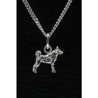 MOOYE ® - Collectie Zilveren Shiba inu ketting hanger - klein