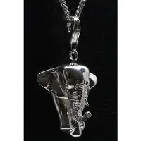 MOOYE ® - Collectie Zilveren Olifantenkop hanger n bedel