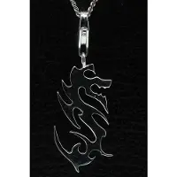 MOOYE ® - Collectie Zilveren Draak abstract hanger n bedel