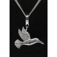 MOOYE ® - Collectie Zilveren Kolibri hanger n bedel