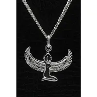 MOOYE ® - Collectie Zilveren Godin Isis ketting hanger