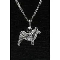 MOOYE ® - Collectie Zilveren IJslandse hond ketting hanger - klein