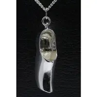 MOOYE ® - Collectie Zilveren Klomp ketting hanger - XL