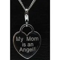 MOOYE ® - Collectie Zilveren Hart My Mom is an angel hanger n bedel
