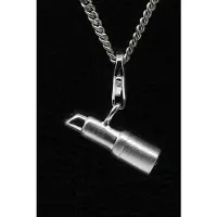 MOOYE ® - Collectie Zilveren Lippenstift zilver hanger n bedel