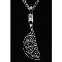 MOOYE ® - Collectie Zilveren Citroenschijf hanger n bedel