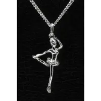 MOOYE ® - Collectie Zilveren Kunstschaatsen ketting hanger
