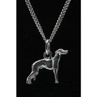 MOOYE ® - Collectie Zilveren Greyhound ketting hanger - klein