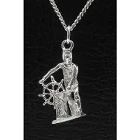 MOOYE ® - Collectie Zilveren Schipper - Kapitein ketting hanger