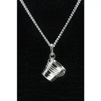 MOOYE ® - Collectie Zilveren Emmer ketting hanger
