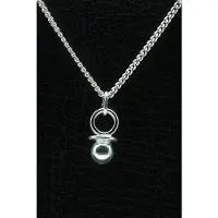 MOOYE ® - Collectie Zilveren Speen ketting hanger - 3