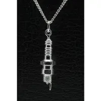 MOOYE ® - Collectie Zilveren Bougie ketting hanger - middel