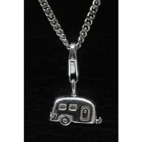 MOOYE ® - Collectie Zilveren Caravan hanger n bedel