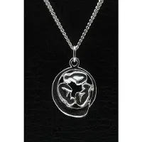 MOOYE ® - Collectie Zilveren Baby drieling in buik ketting hanger