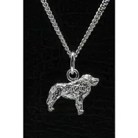 MOOYE ® - Collectie Zilveren Cao da serra da estrela ketting hanger - klein