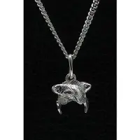 MOOYE ® - Collectie Zilveren Sterrenbeeld Vissen ketting hanger - klein