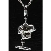MOOYE ® - Collectie Zilveren Koksmuts chefkok hanger n bedel