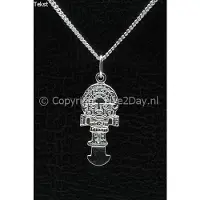 MOOYE ® - Collectie Zilveren Tumi ketting hanger