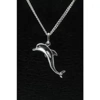 MOOYE ® - Collectie Zilveren Dolfijn ketting hanger - 2
