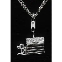 MOOYE ® - Collectie Zilveren Hondenhok hanger n bedel