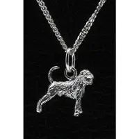 MOOYE ® - Collectie Zilveren Smous Hollandse - staart omhoog ketting hanger - klein