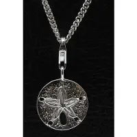 MOOYE ® - Collectie Zilveren Zee egel plat hanger n bedel