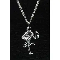 MOOYE ® - Collectie Zilveren Flamingo ketting hanger