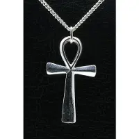 MOOYE ® - Collectie Zilveren Ankh ketting hanger groot